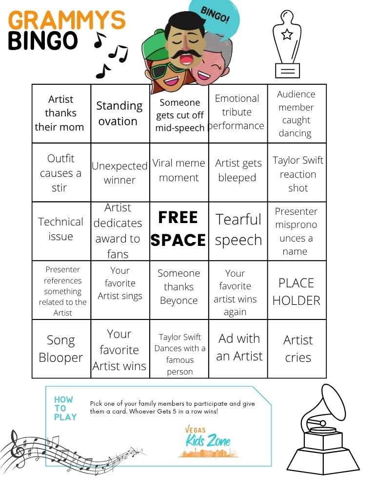 Car Bingo for Las Vegas