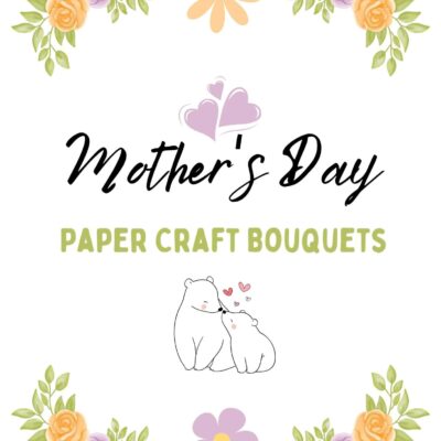 An easy Mother's Day paper flower craft for littles and bigs to put together and present with love.