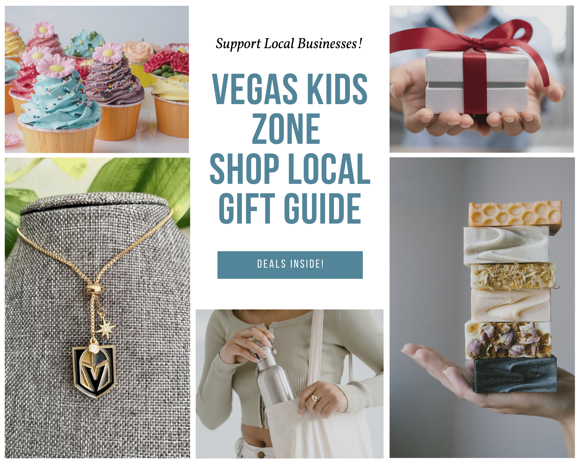 Shop local Las Vegas with a gift guide full of deals and great finds.