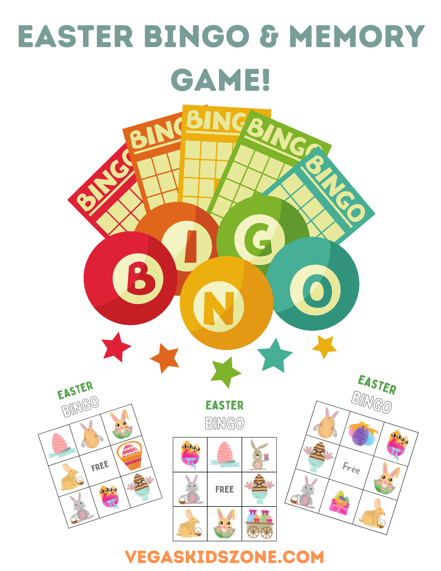 Easter Bingo and Memory Game