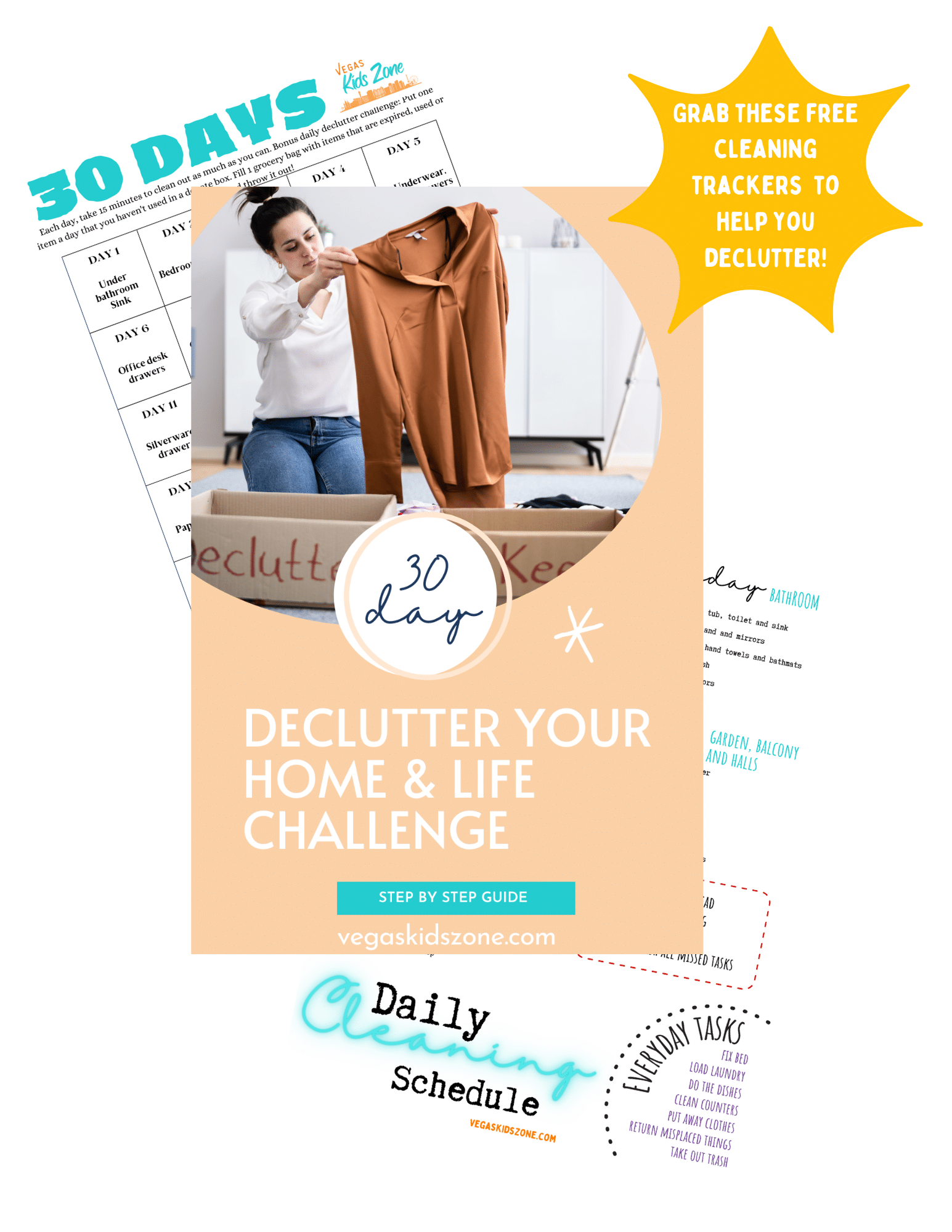 Easy 30-Day Declutter Challenge with Vegas Kids Zone