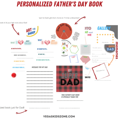 This packed personalized Father's Day gift book offers many ways that you can show your dad just how much you appreciate him.