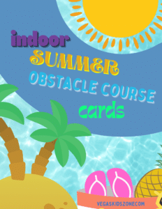 An indoor obstacle course can keep kids busy at home or on the road.