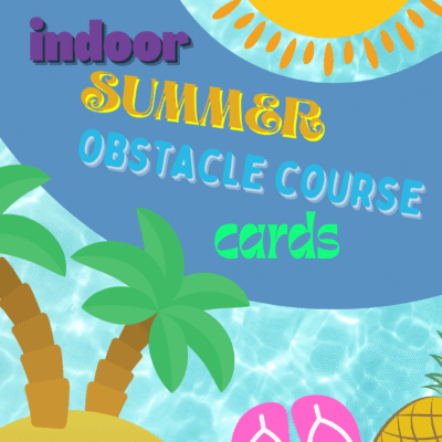 An indoor obstacle course can keep kids busy at home or on the road.
