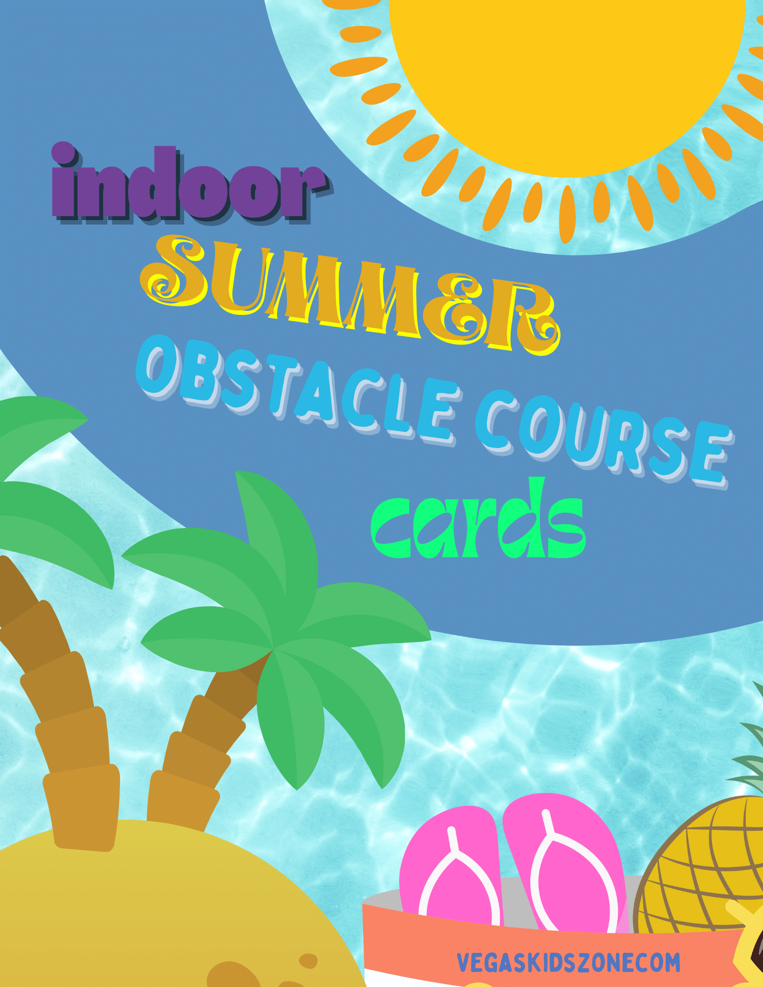 An indoor obstacle course can keep kids busy at home or on the road.