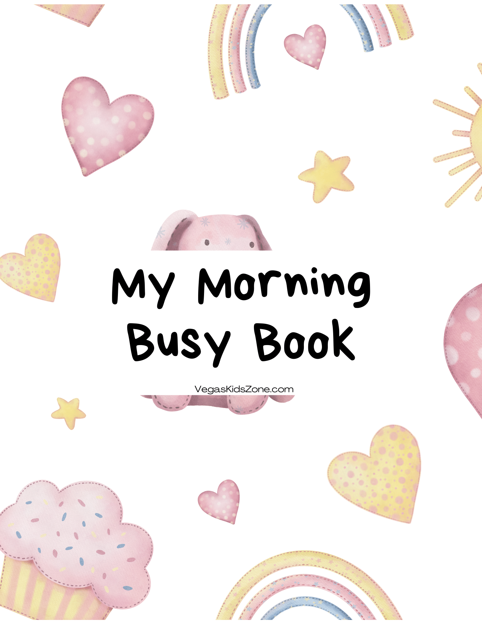 Time, Date and Weather Coloring and Busy Book for Preschoolers in Las Vegas