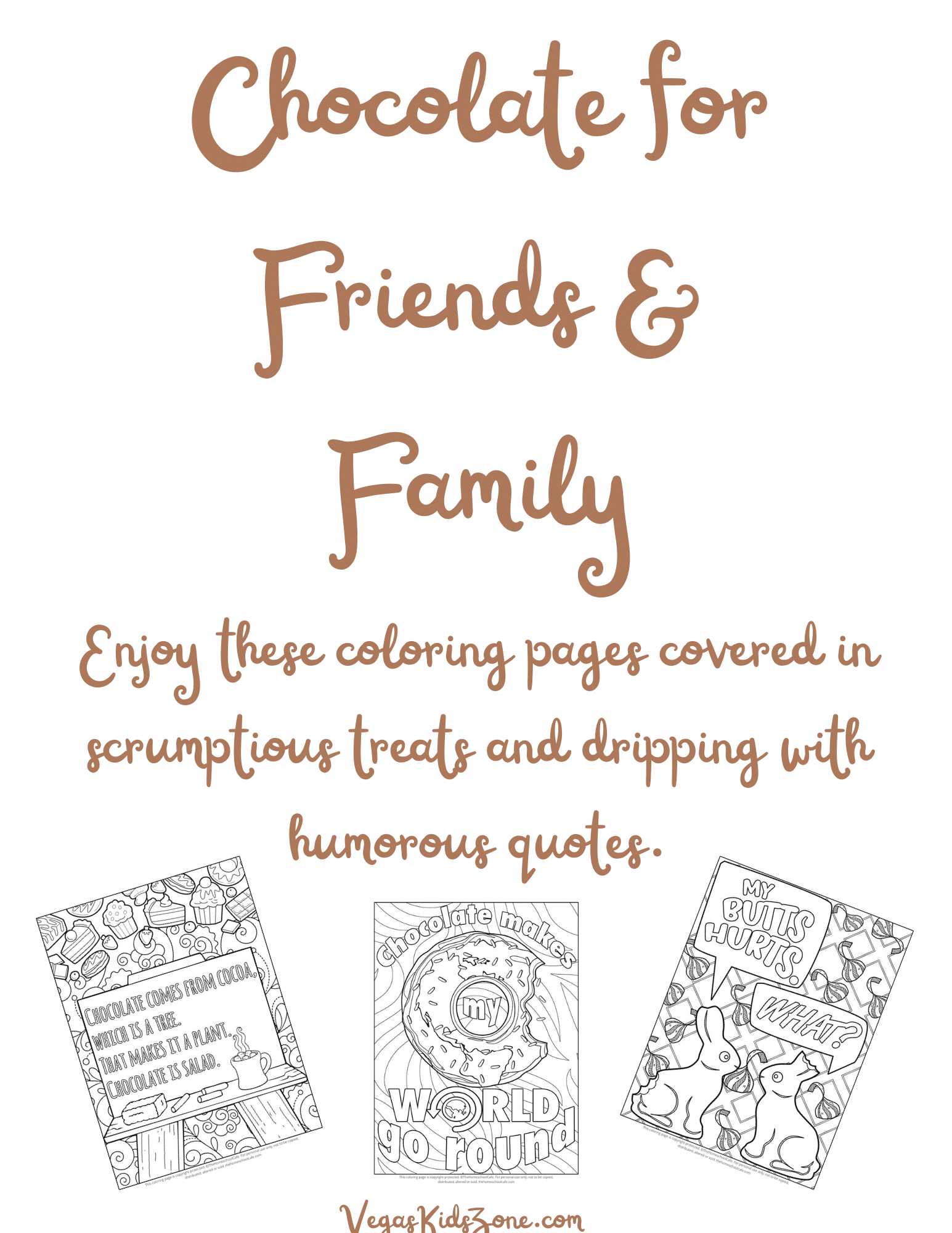 Chocolate Coloring Pages for All Ages