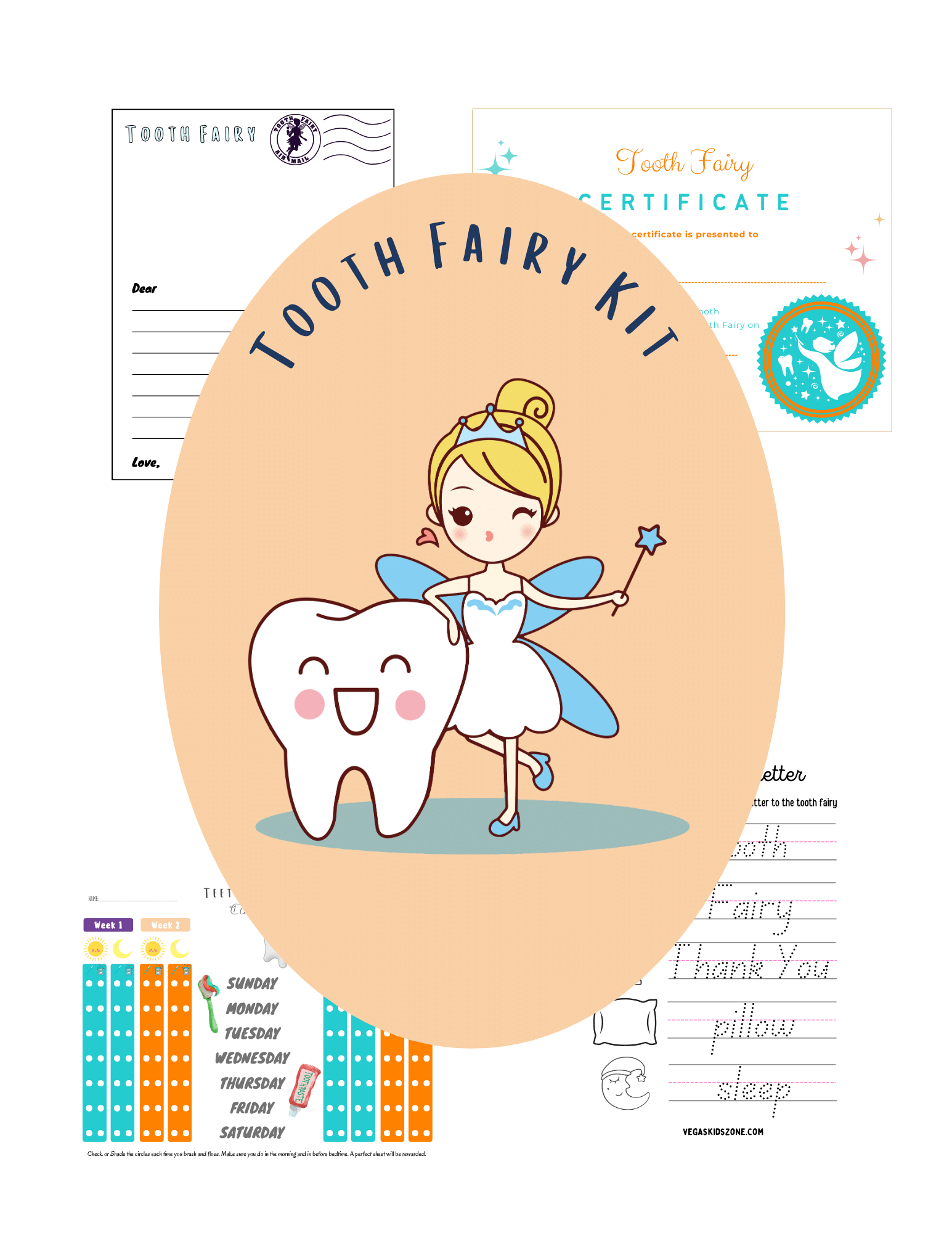 Tooth Fairy Writing Kit