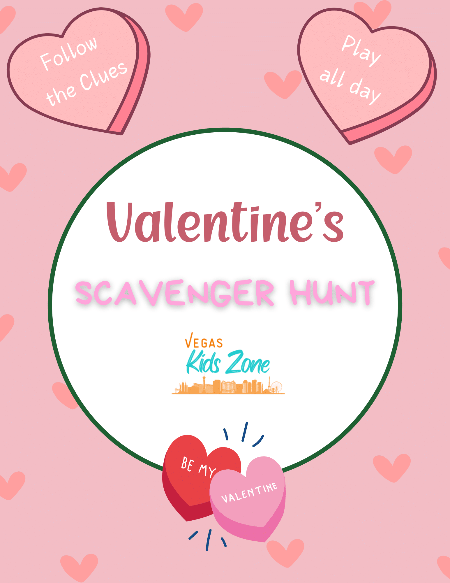 Valentine's Day Scavenger Hunt for Kids