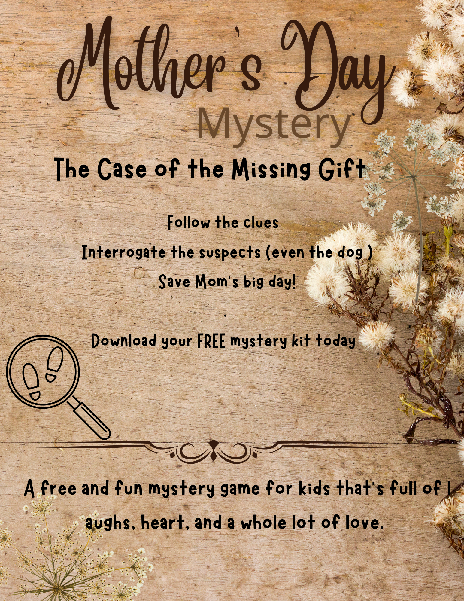 Mother's Day Mystery: The Case of the Missing Gift